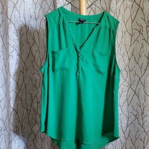 Torrid - Sleeveless Top - Green - Size 2